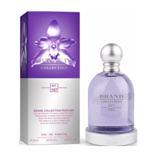 عطر ادکلن زنانه هالووین بنفش برند کالکشن کد 107 (Halloween) حجم 25 میل
