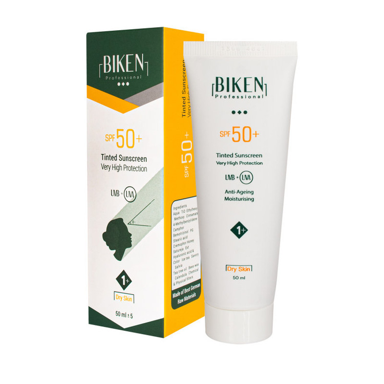 کرم ضد آفتاب رنگی پوست خشک بیکن SPF50