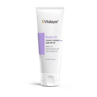 کرم مرطوب کننده دست ویتالیر مدل Bodyvit با SPF25 حجم 75 میلی لیتر