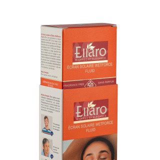 فلوئید ضد آفتاب بدون رنگ الارو SPF50 مدل Ultra Light حجم 50 میلی لیتر