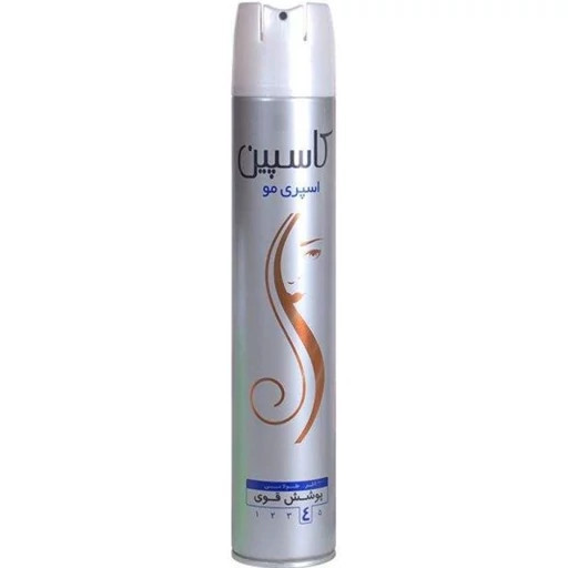 اسپری حالت دهنده مو کاسپین 250 میلی لیتری مدل کلاسیک با ویژگی نگهدارندگی بالا و پوشش قوی بدون ایجاد چسبندگی مو