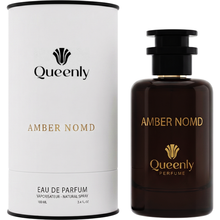 ادو پرفیوم عطر کویین لی Queenly مدل آمبر نومد Amber Nomd حجم 100 میل