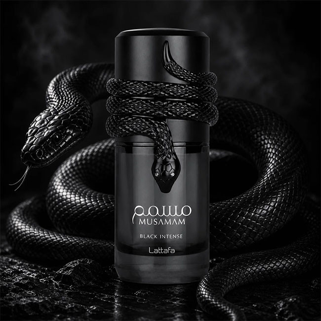 عطر ادکلن لطافه مسمم بلک اینتنس (Lattafa Musamam Black Intense)