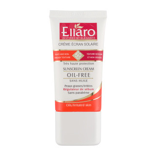 کرم ضد آفتاب بی رنگ الارو با SPF50 فاقد چربی حجم 40 میلی لیتر