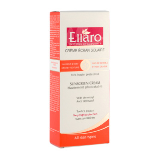 کرم ضد آفتاب بی رنگ الارو با SPF50 مناسب انواع پوست حجم 40 میلی لیتر